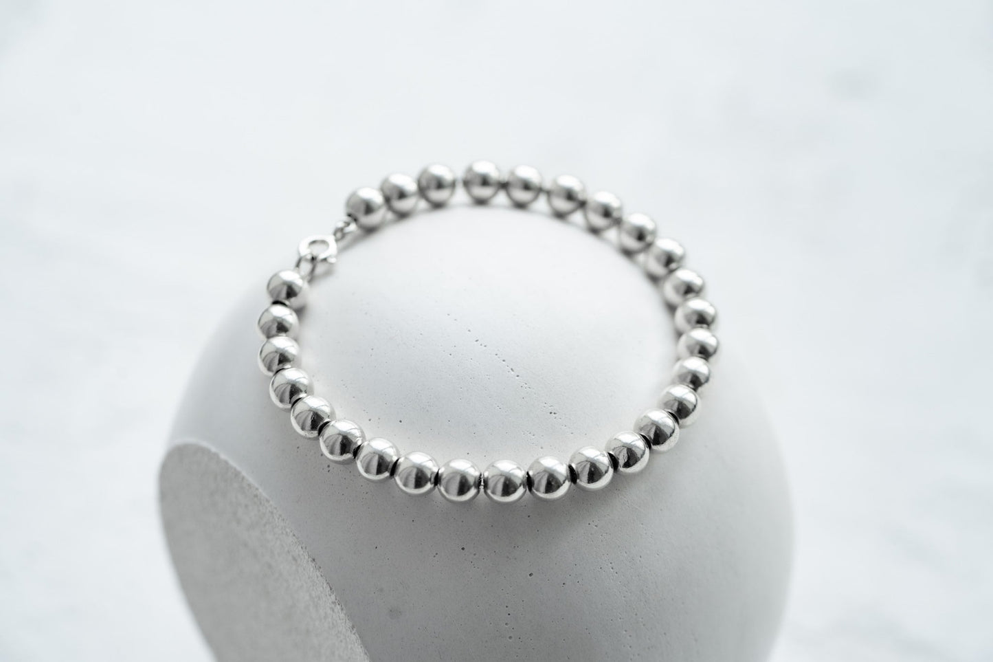 Anklet "Balls" with solid balls (5 mm)