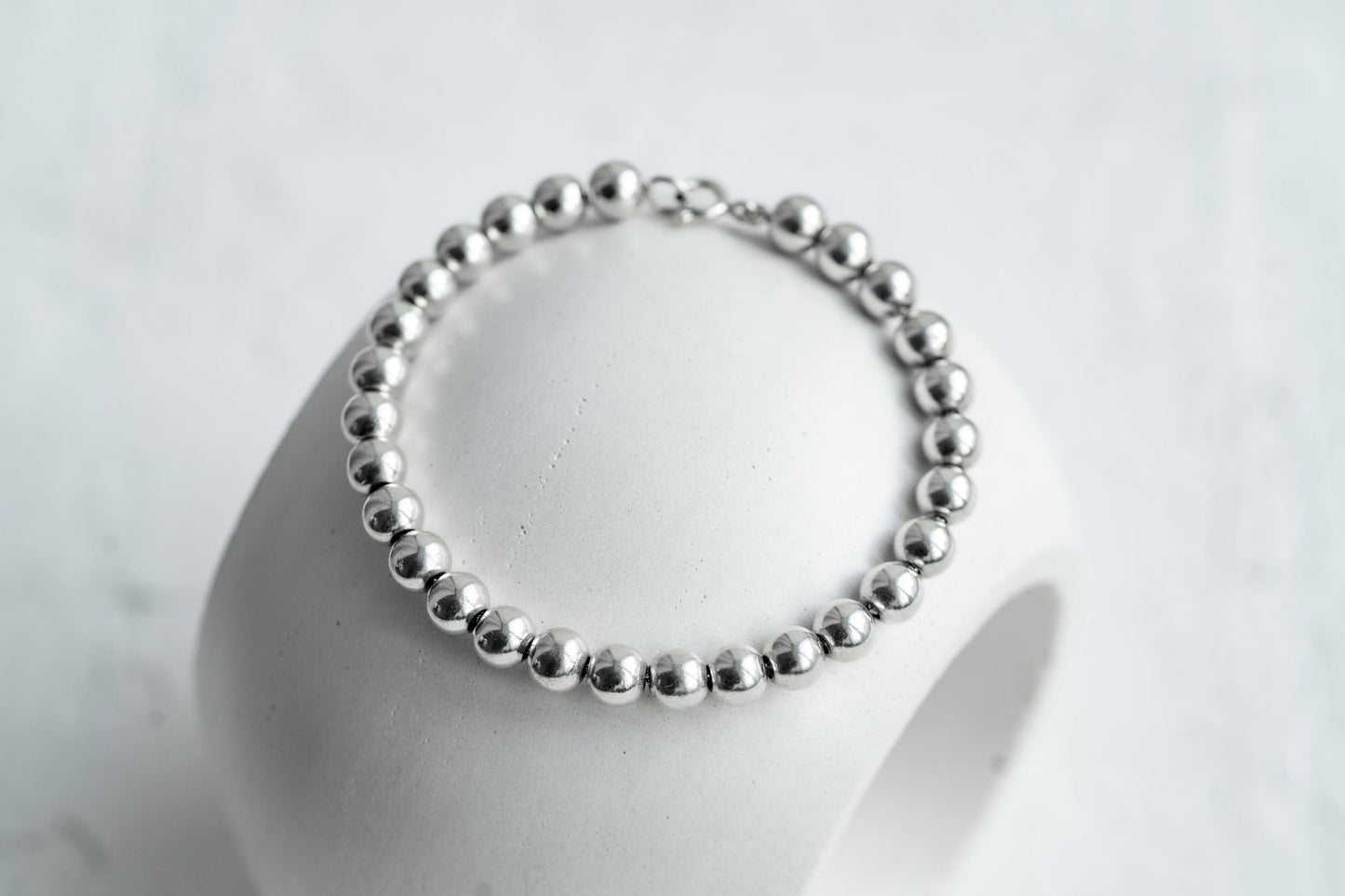 Anklet "Balls" with solid balls (5 mm)