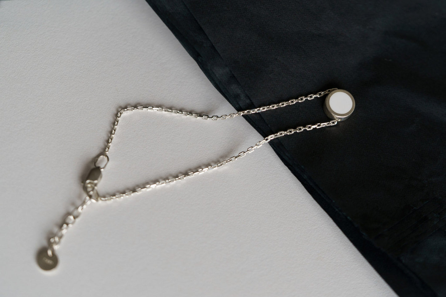 Bracelet "Circle" (8 mm) with enamel (different colors to choose from)
