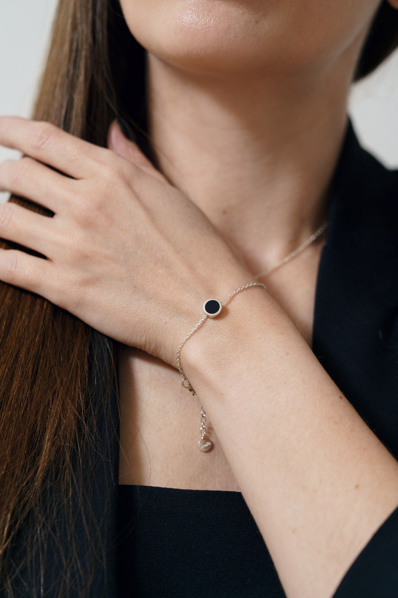 Bracelet "Circle" (8 mm) with enamel