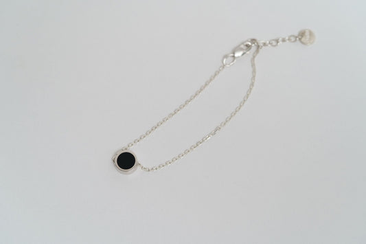 Bracelet "Circle" (8 mm) with enamel