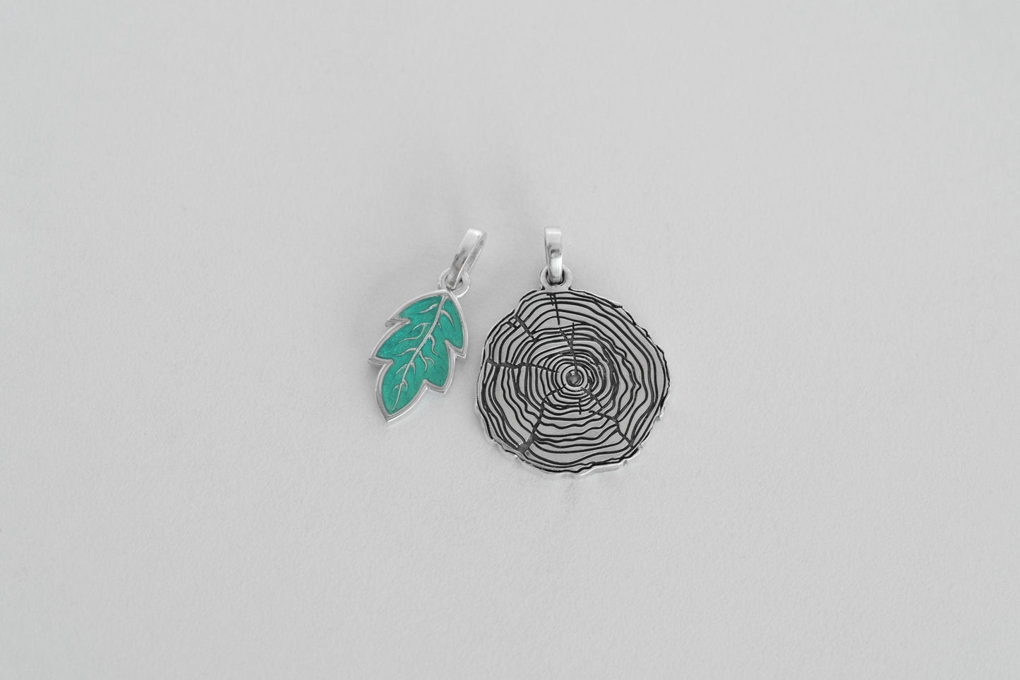 Pendant on the neck "Breath of my forest"