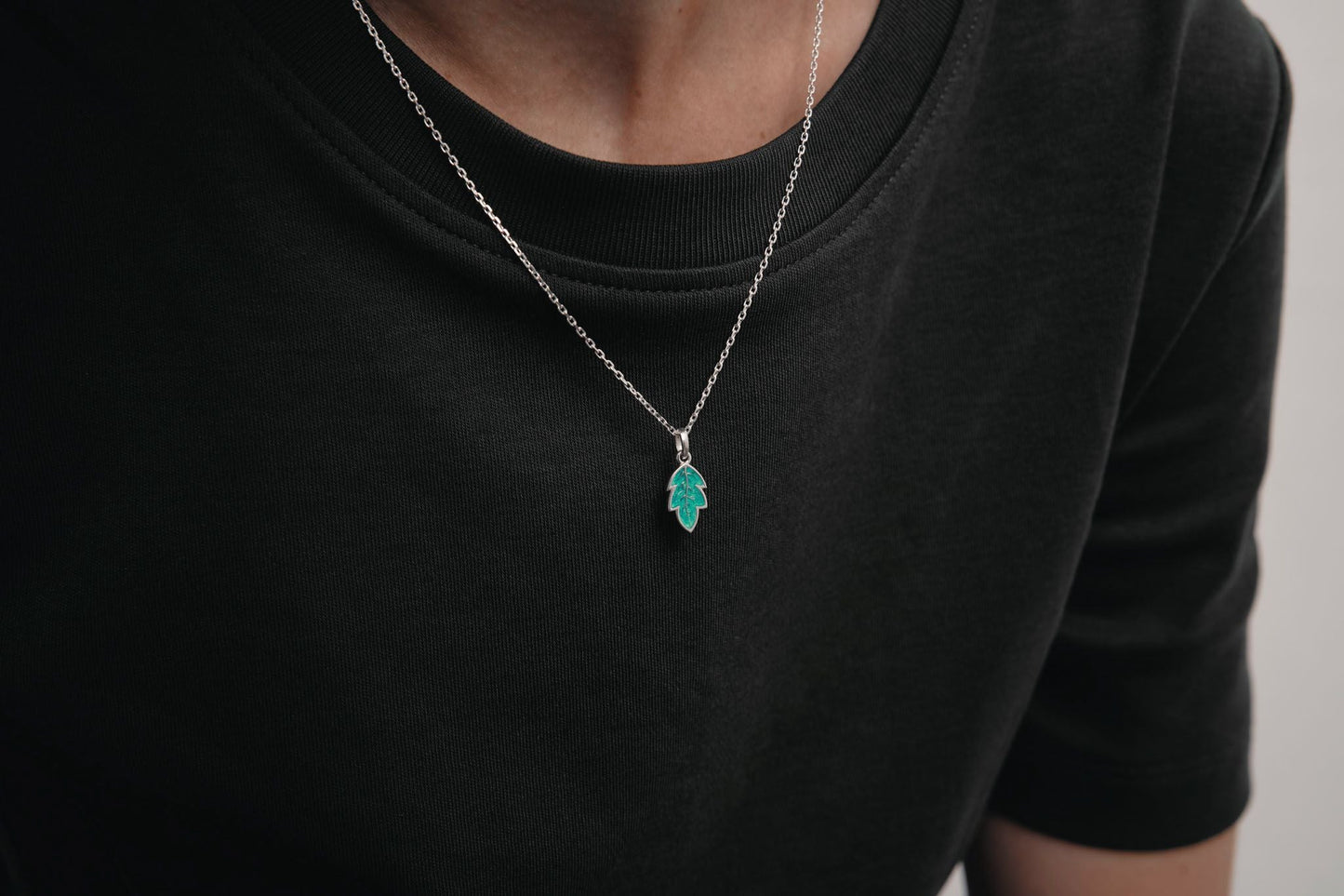 Pendant on the neck "Breath of my forest"