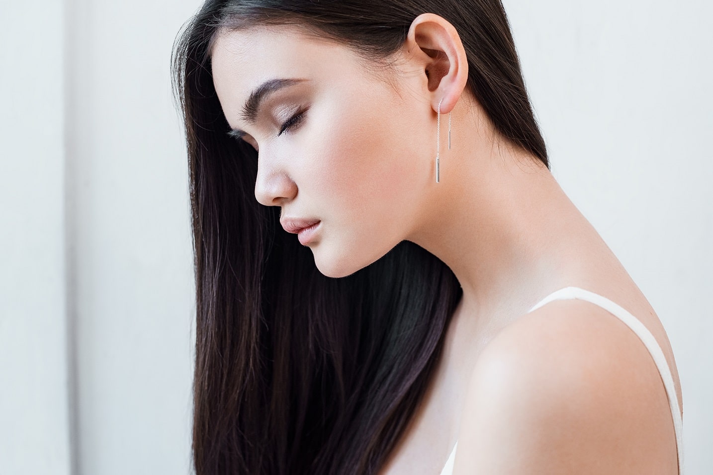Threader Earrings "Pendulum"