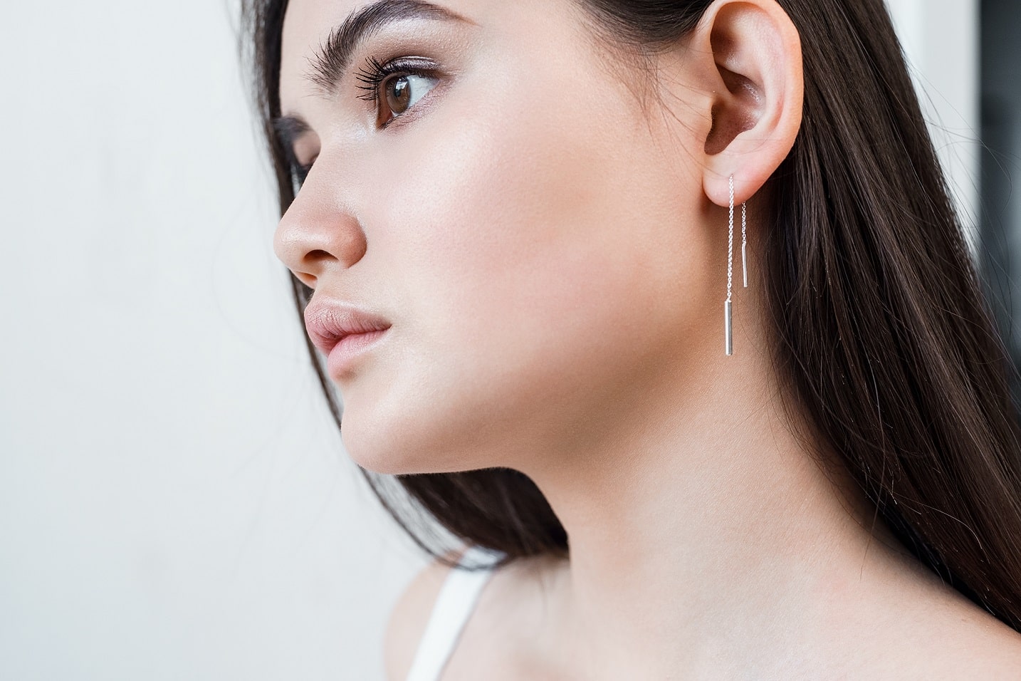 Threader Earrings "Pendulum"