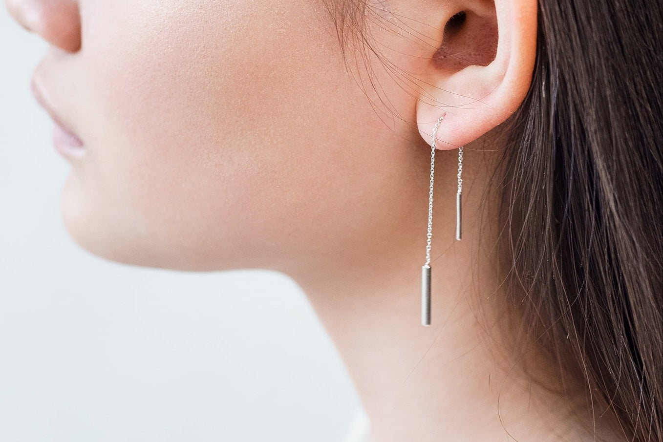 Threader Earrings "Pendulum"