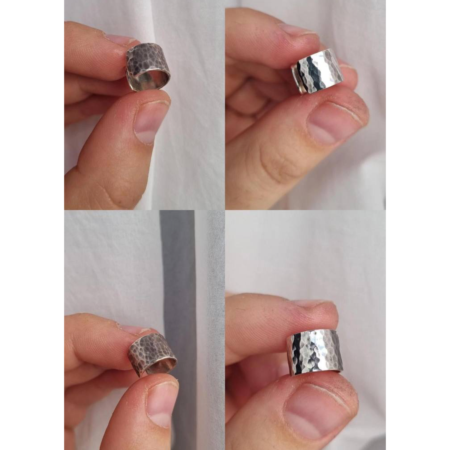 Double-layered cloth for cleaning and polishing jewelry