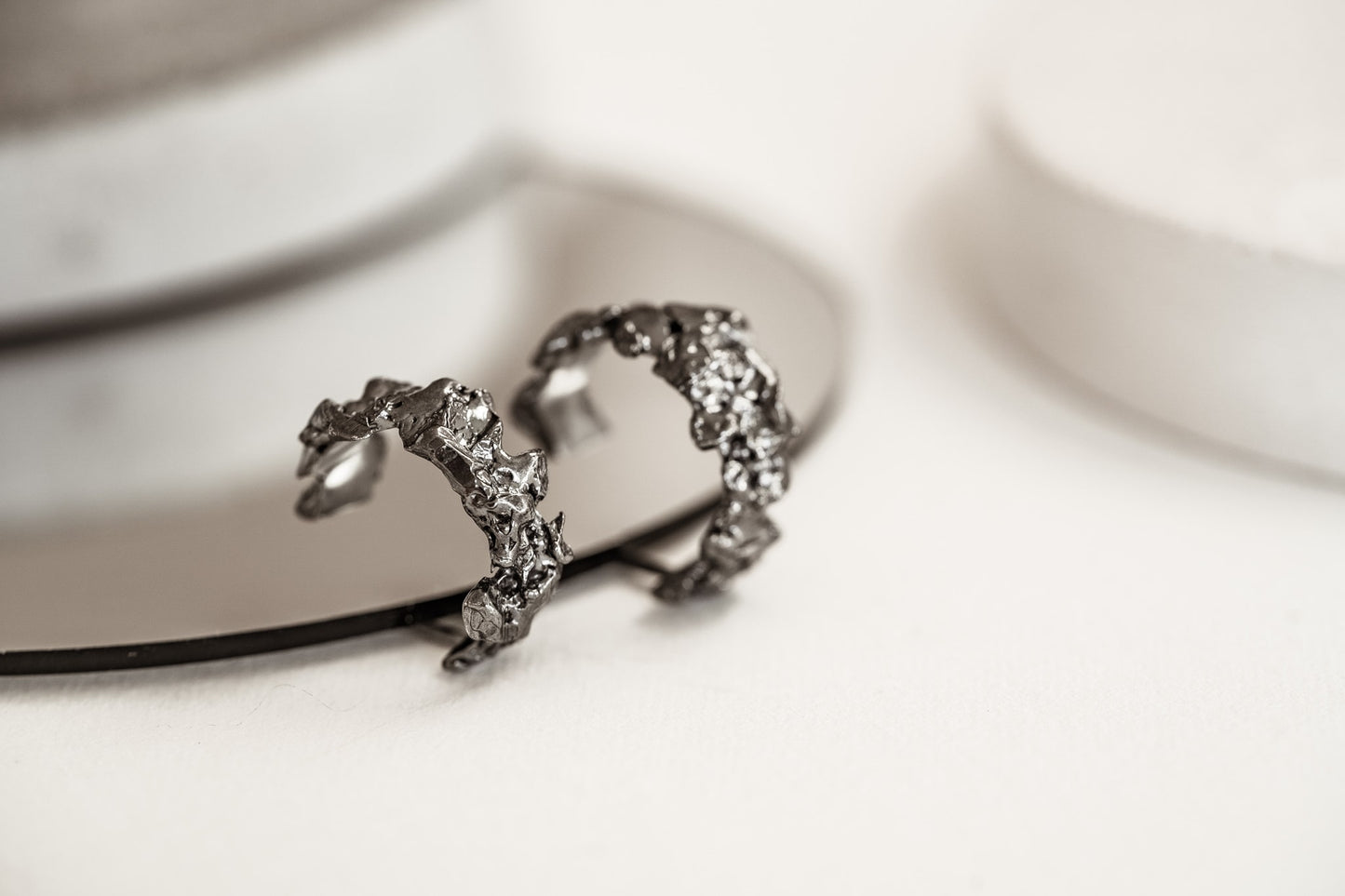 Congo earrings "Asteroidal belt"