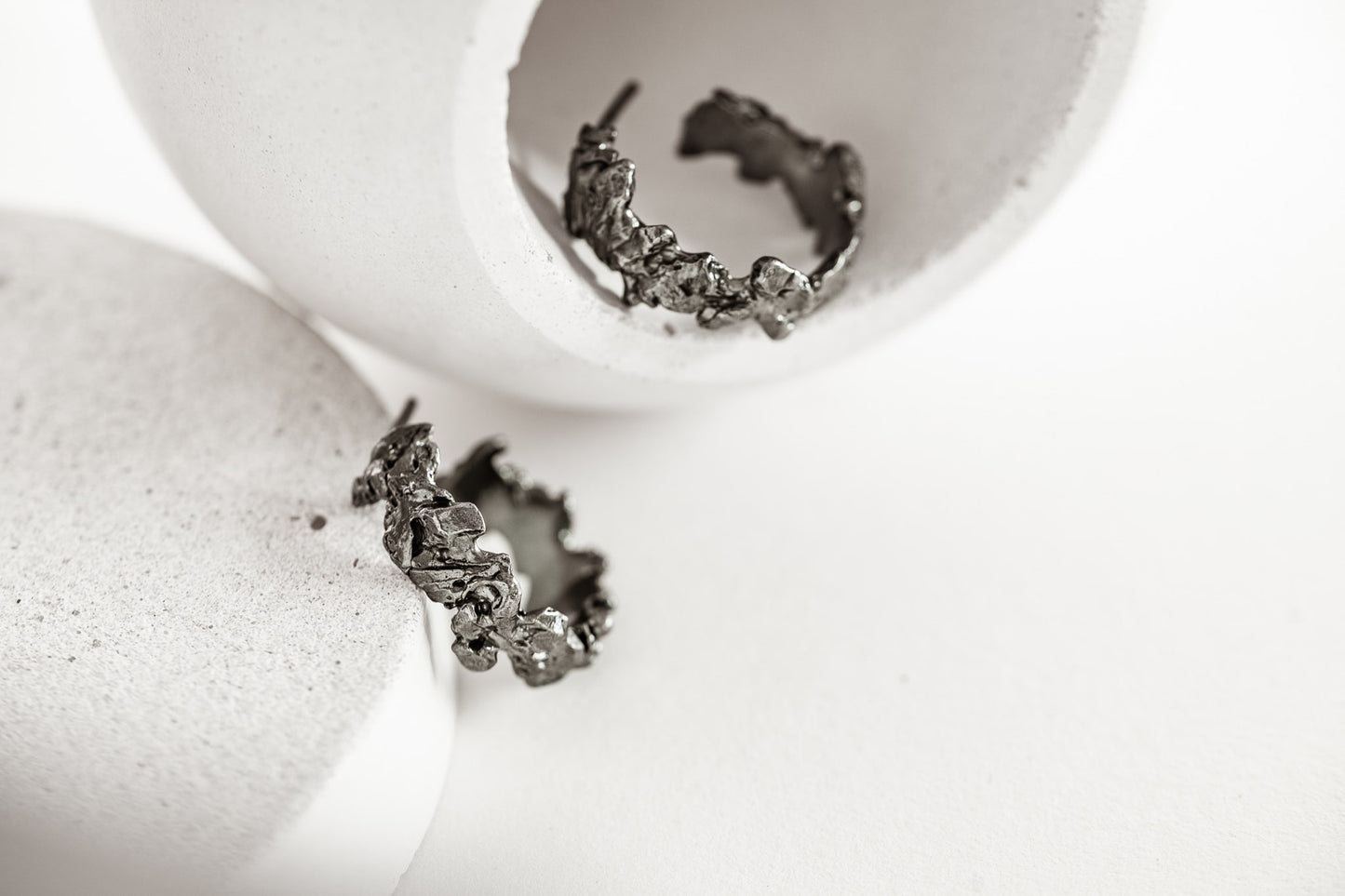 Congo earrings "Asteroidal belt"