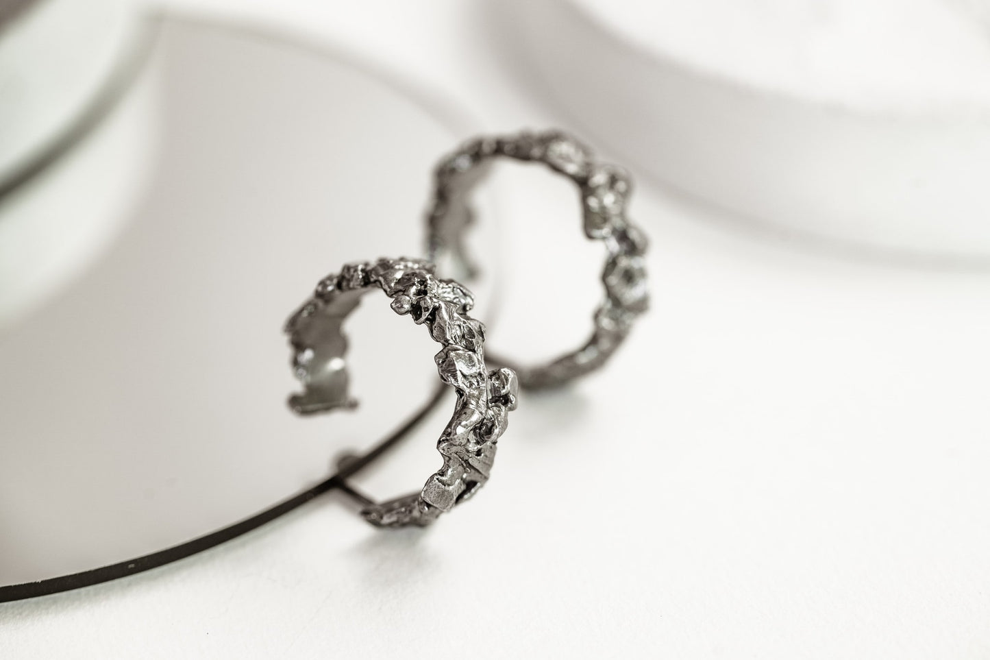 Congo earrings "Asteroidal belt"
