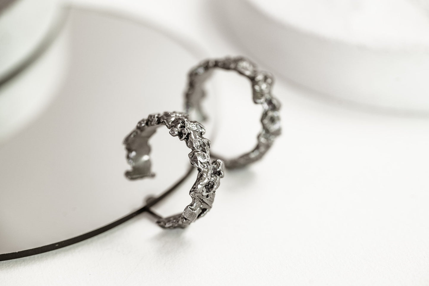Congo earrings "Asteroidal belt"