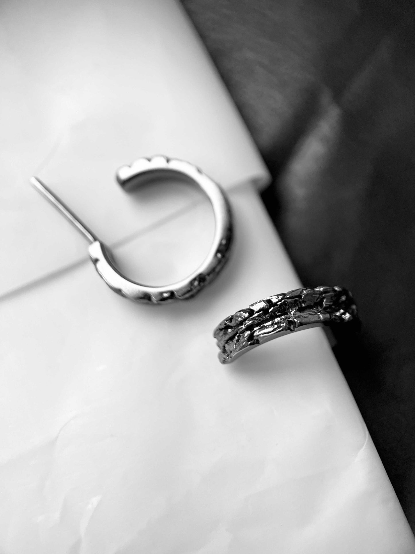 Congo earrings "Charcoal"