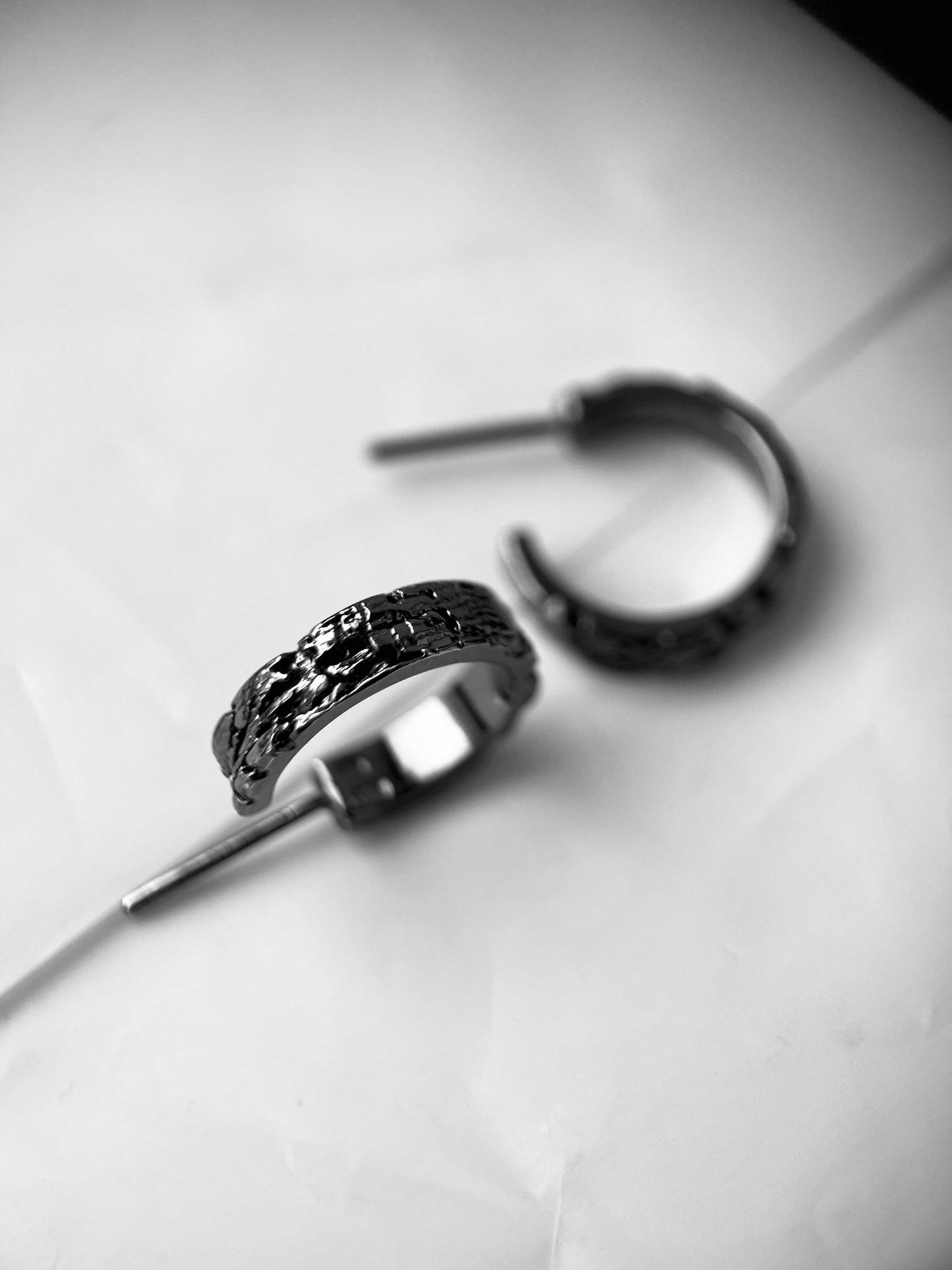 Congo earrings "Charcoal"