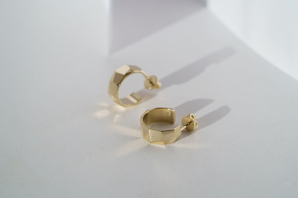 Congo earrings "Large facets"