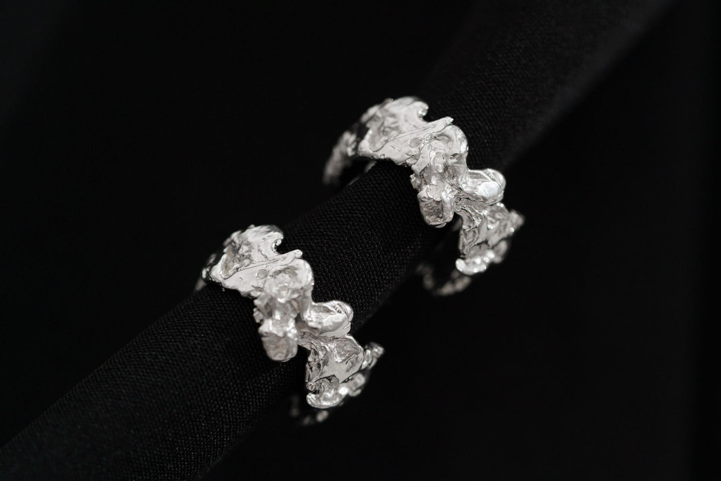 Congo earrings "Asteroidal belt"