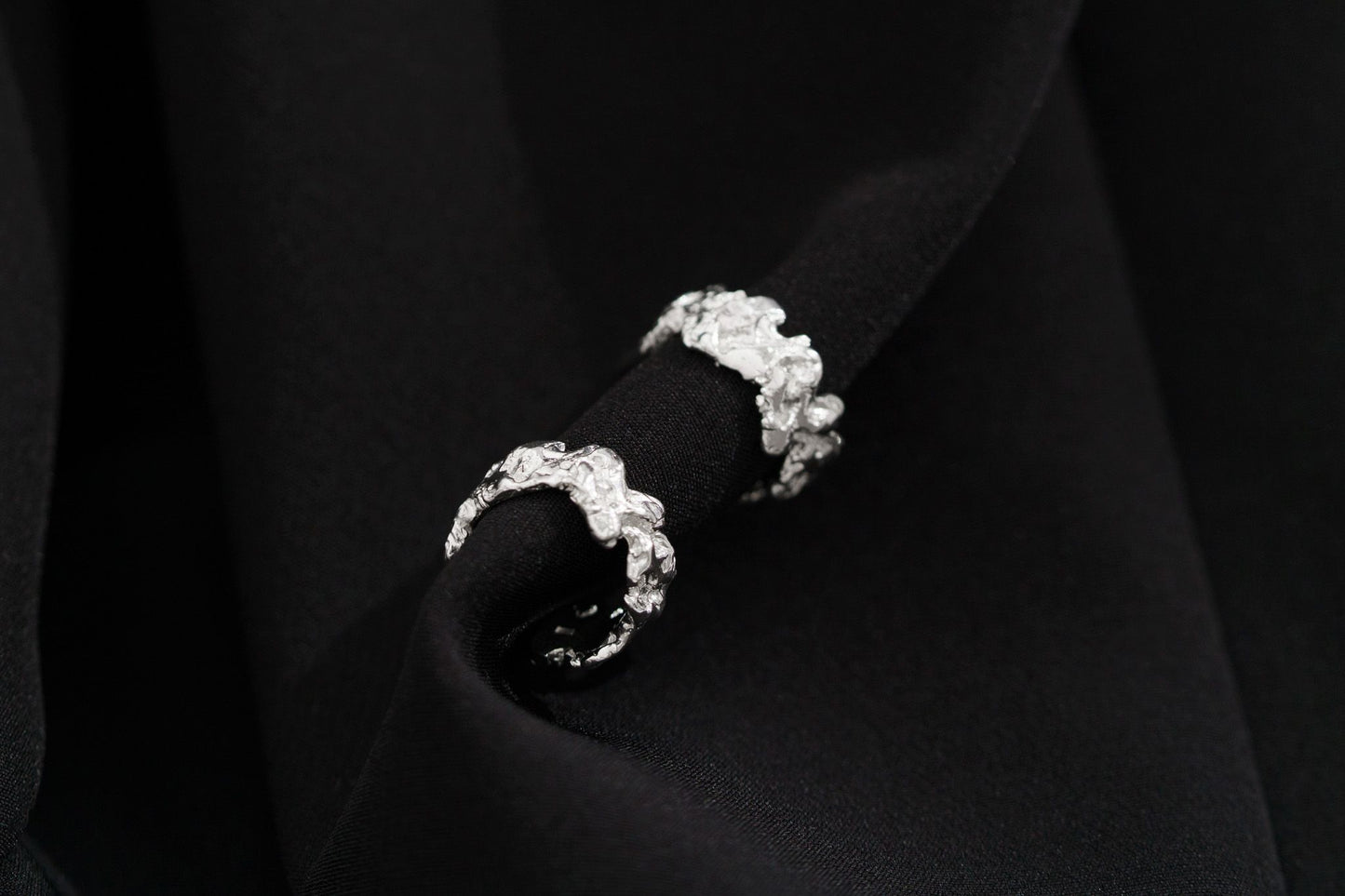 Congo earrings "Asteroidal belt"