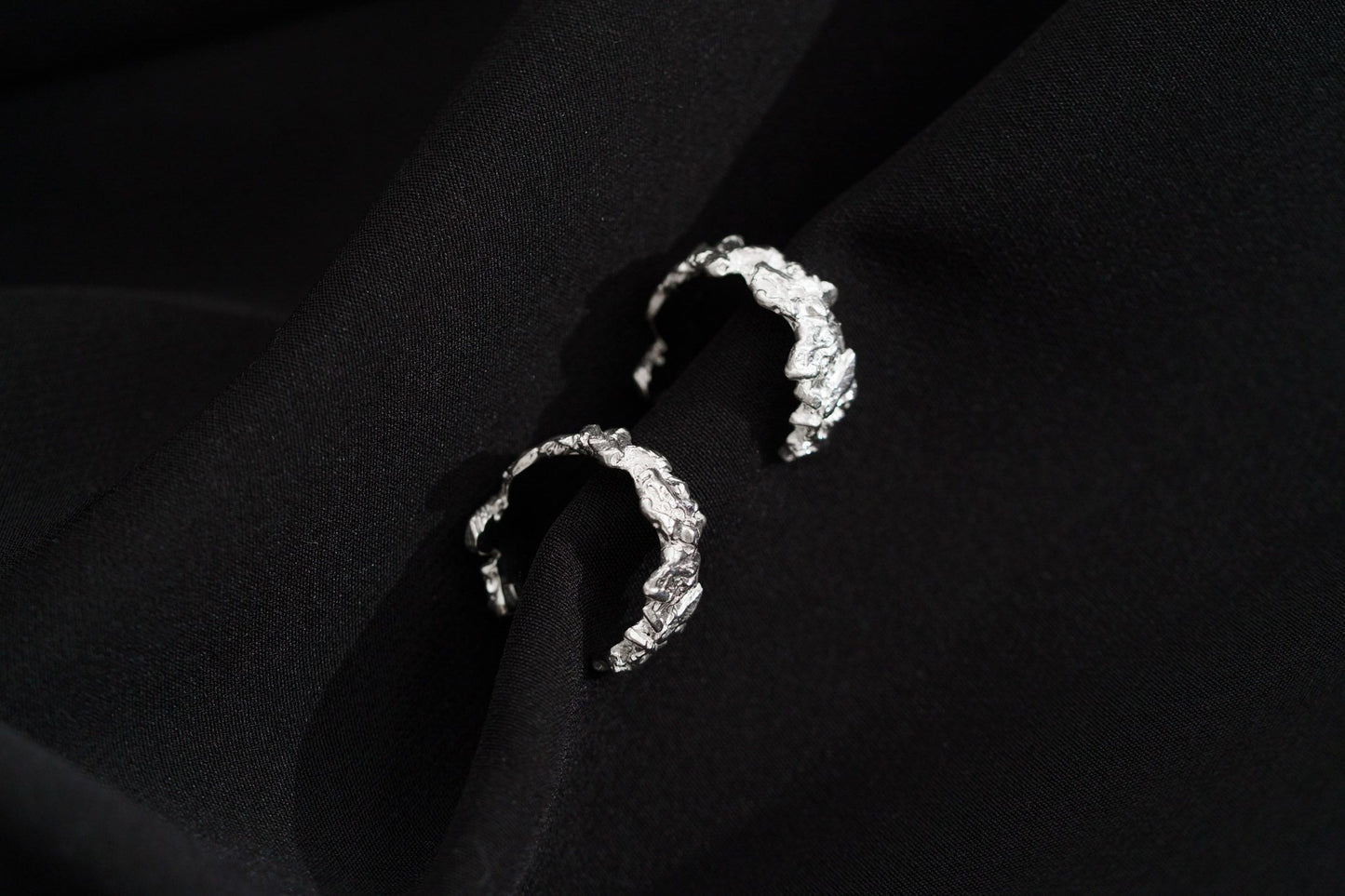 Congo earrings "Asteroidal belt"