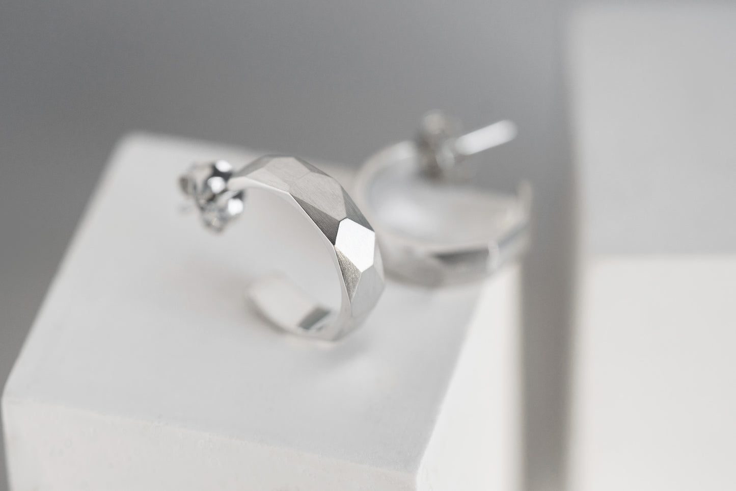 Congo earrings "Large facets"