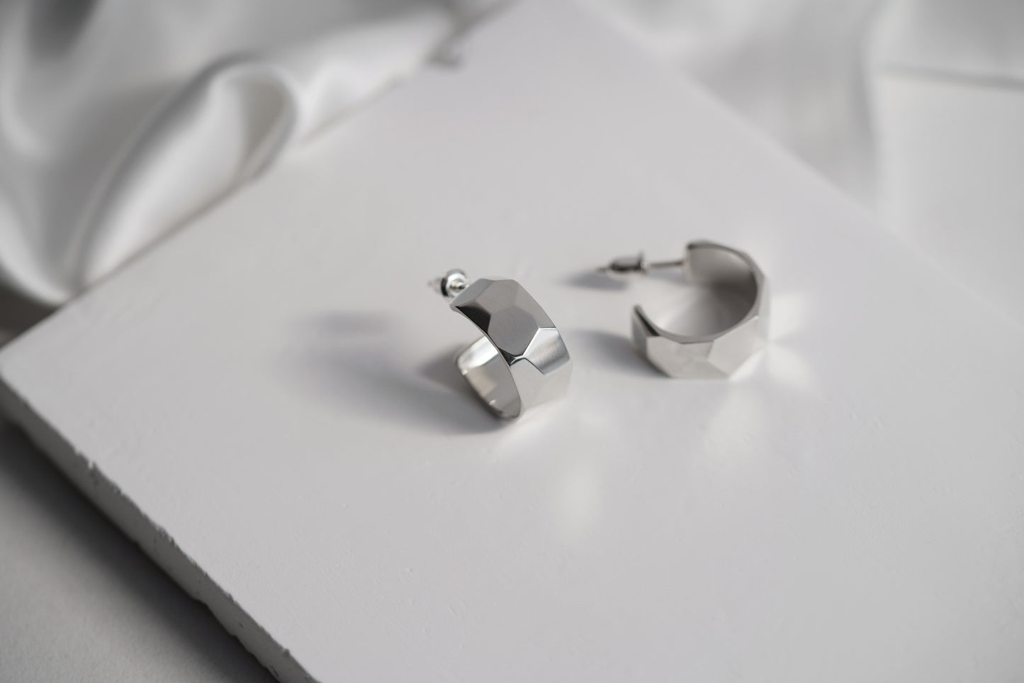 Congo earrings "Large facets"