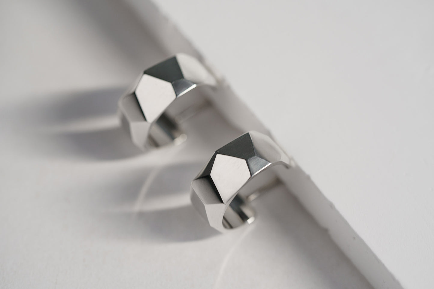 Congo earrings "Large facets"