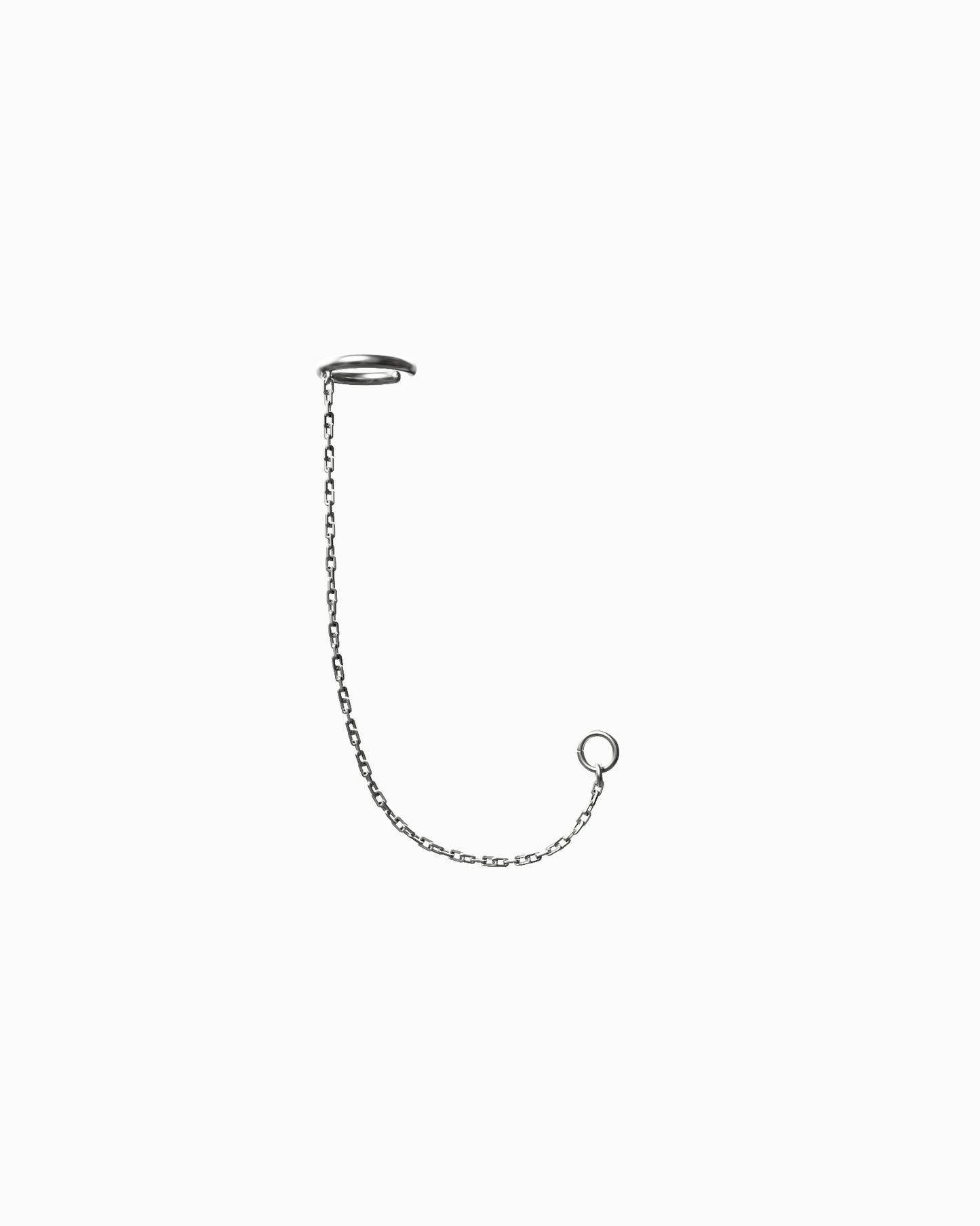 Cuff "Simple" with chain - accessory to earrings Size (width)