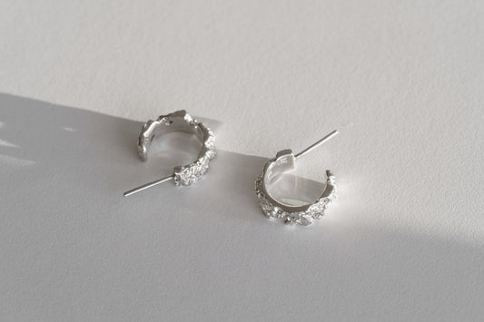 Congo earrings "Bread" (6 mm/15 mm)