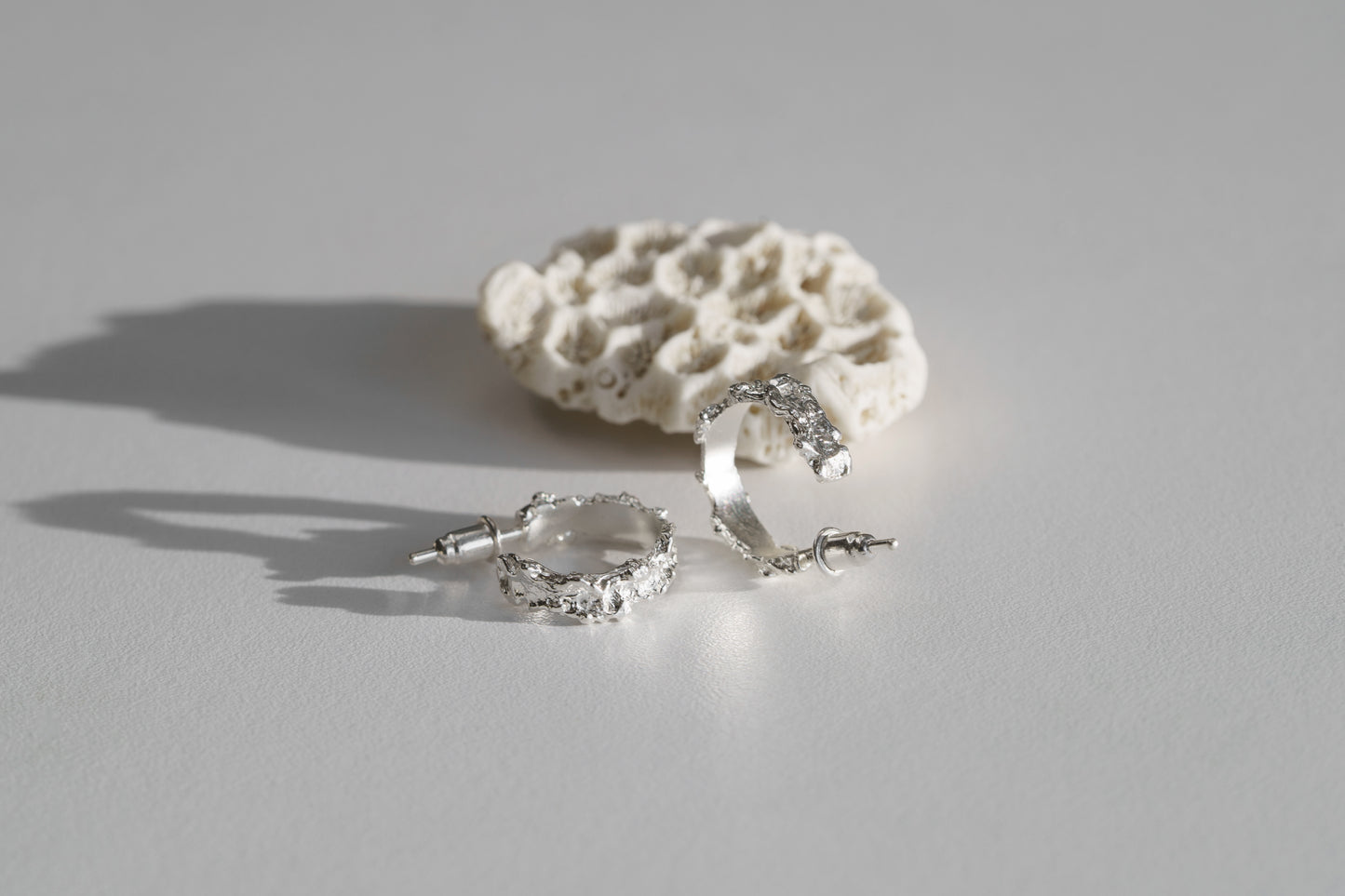Congo earrings "Reefs" (4 mm/15 mm)