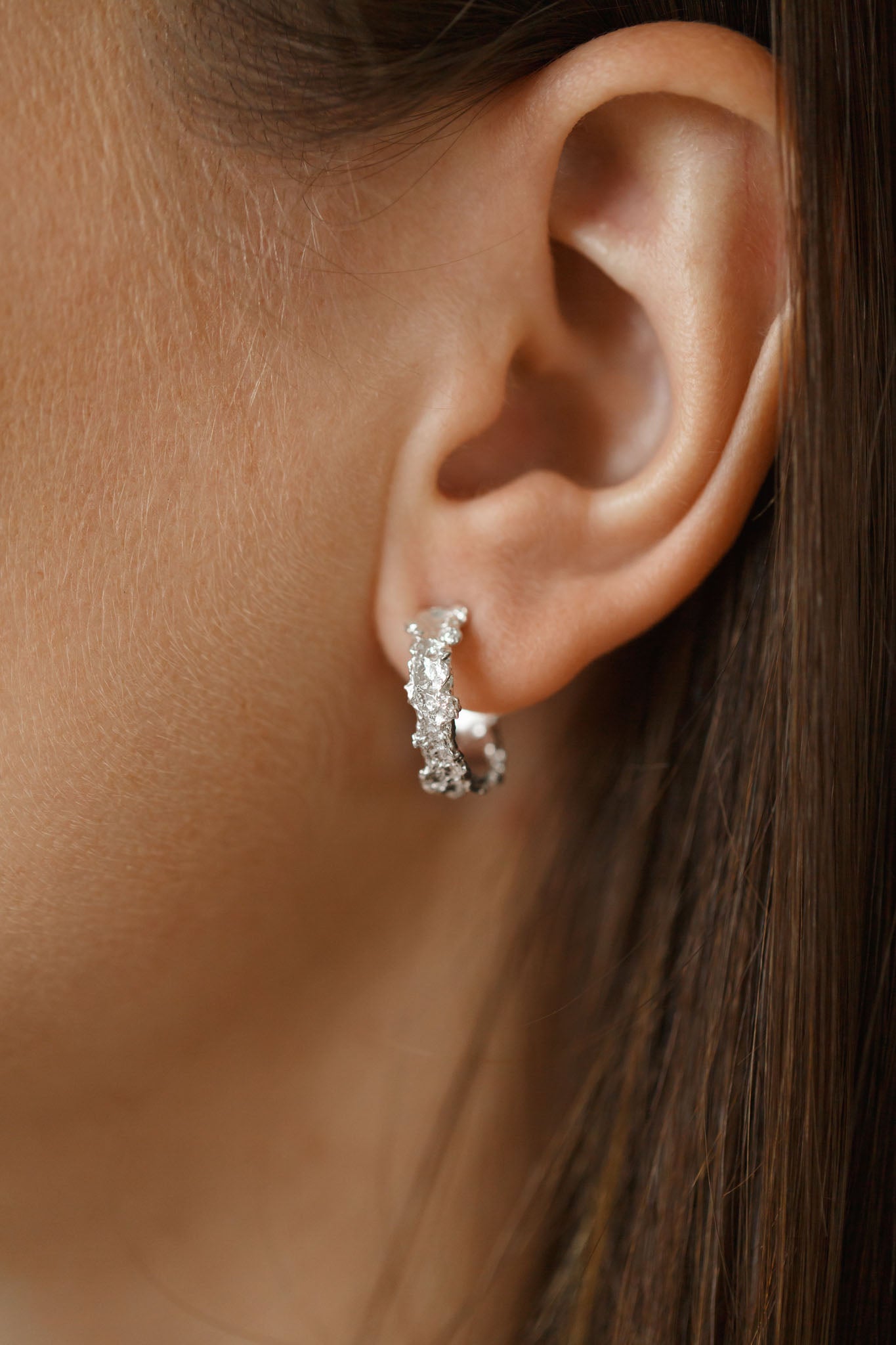 Congo earrings "Reefs" (4 mm/15 mm)