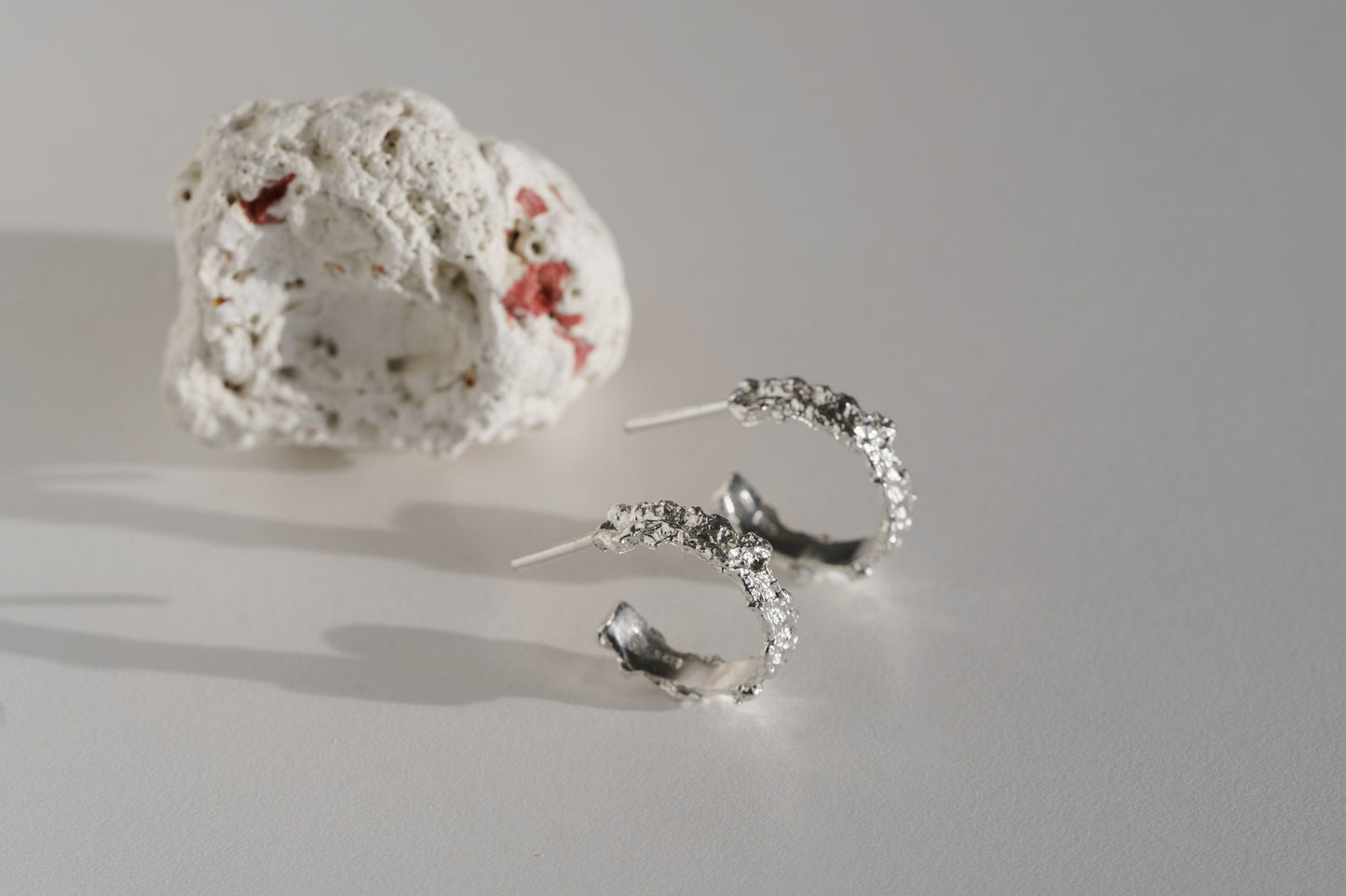 Congo earrings "Reefs" (4 mm/15 mm)