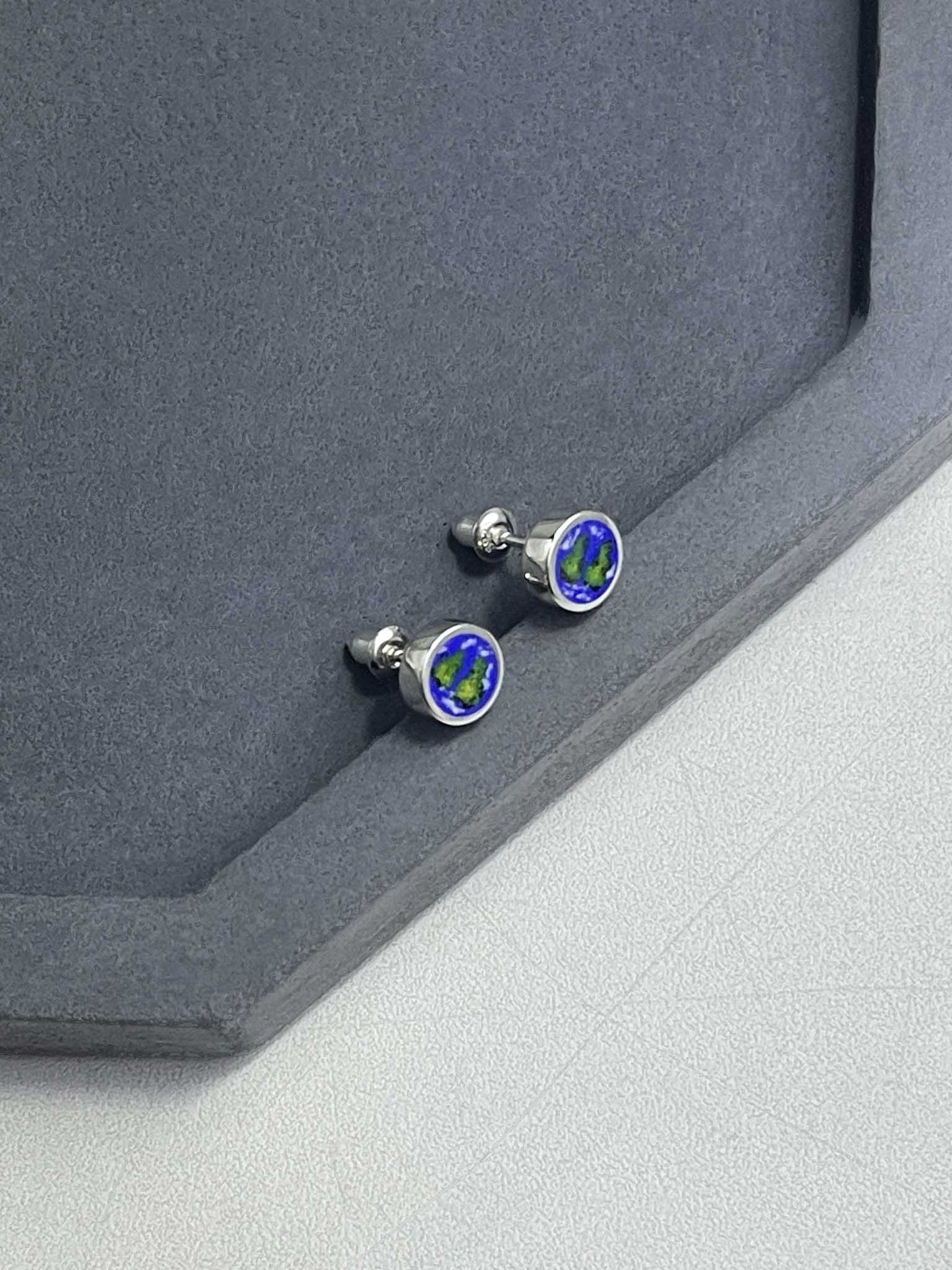 Earrings "My planet" (8 mm)