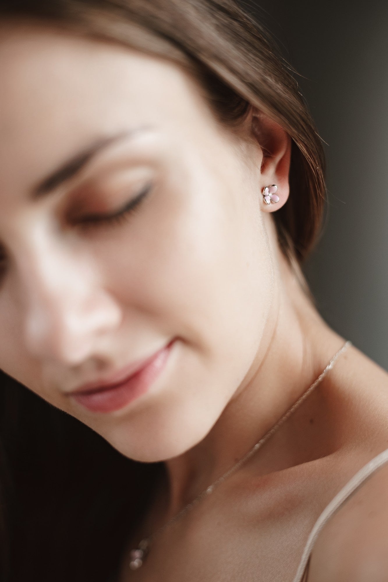 Earrings "Flower" with enamel (different colors to choose from)