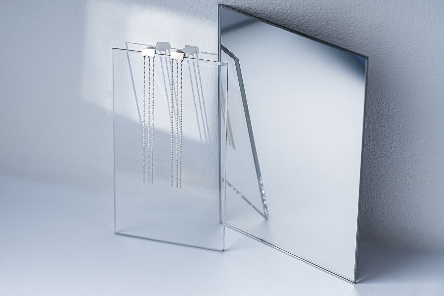 Earrings "Three strings"
