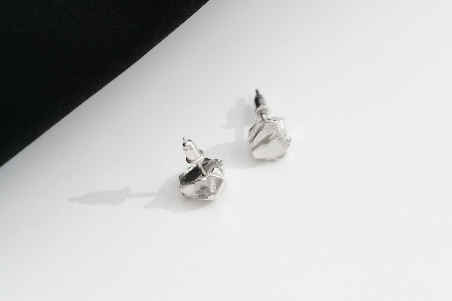 Earrings "Anthracite" (10 mm)