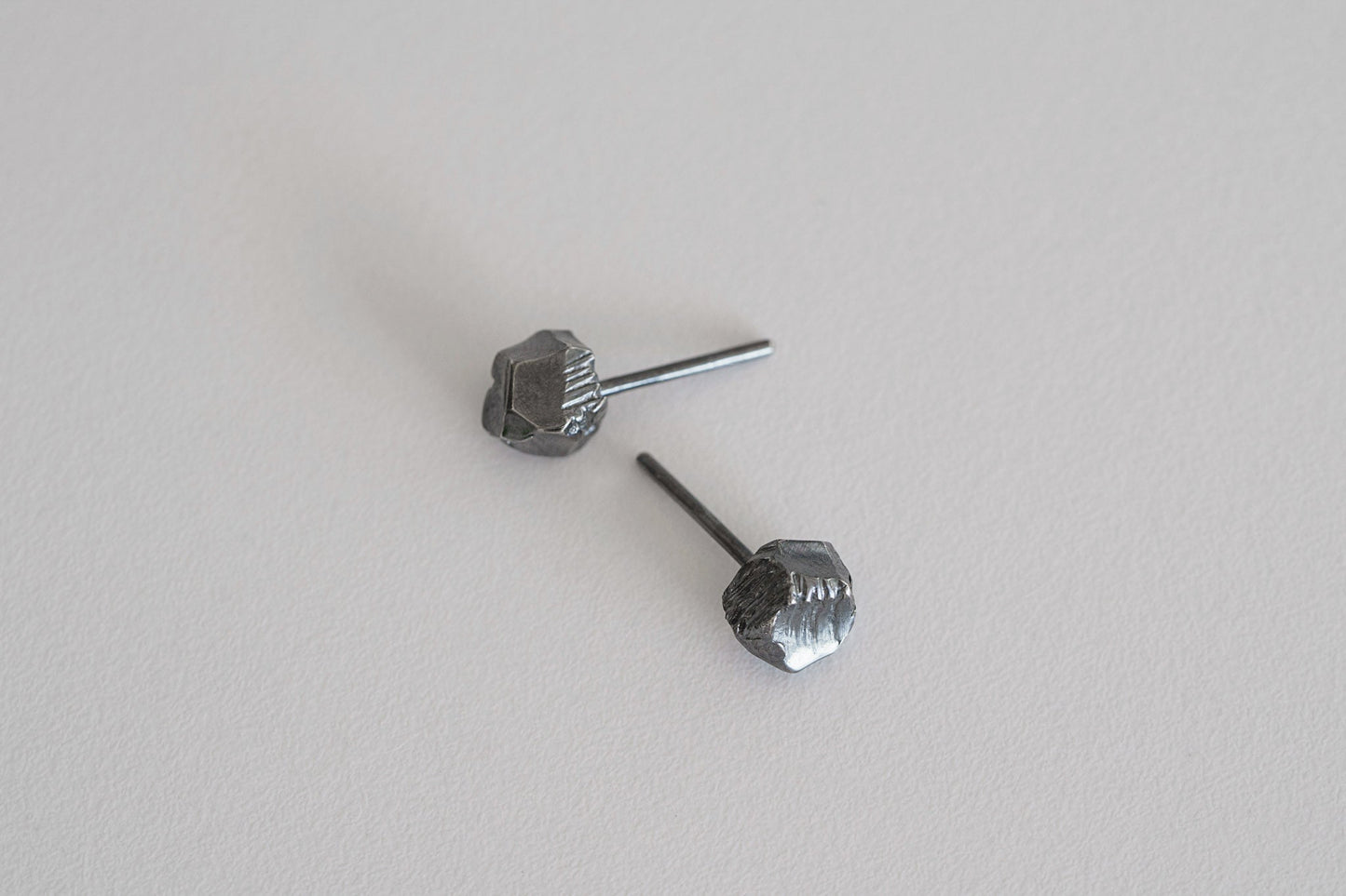 Earrings "Anthracite" (6 mm)