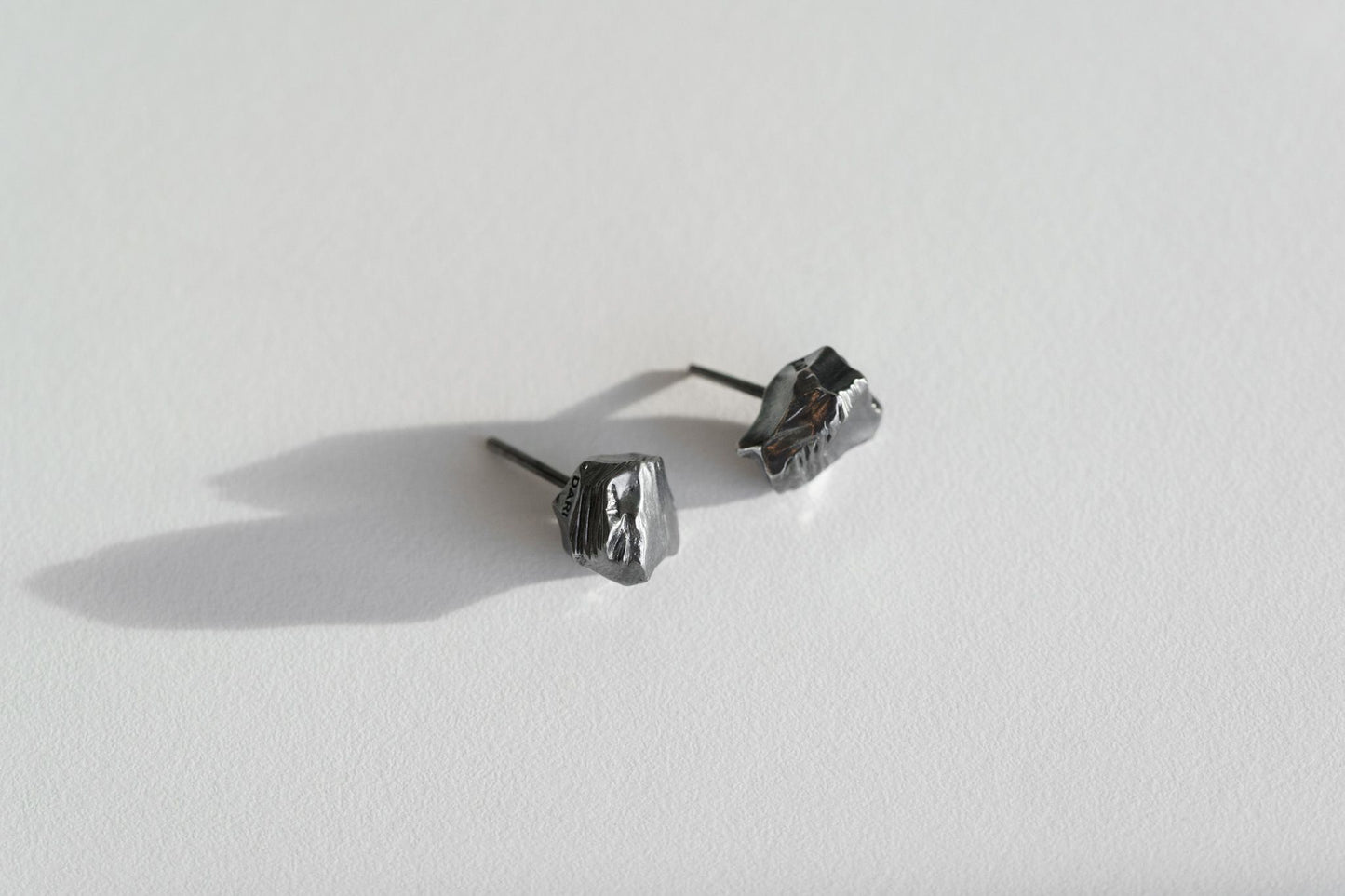 Earrings "Anthracite" (10 mm)