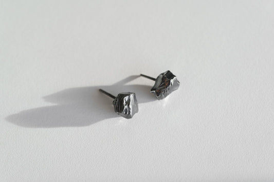 Earrings "Anthracite" (10 mm)