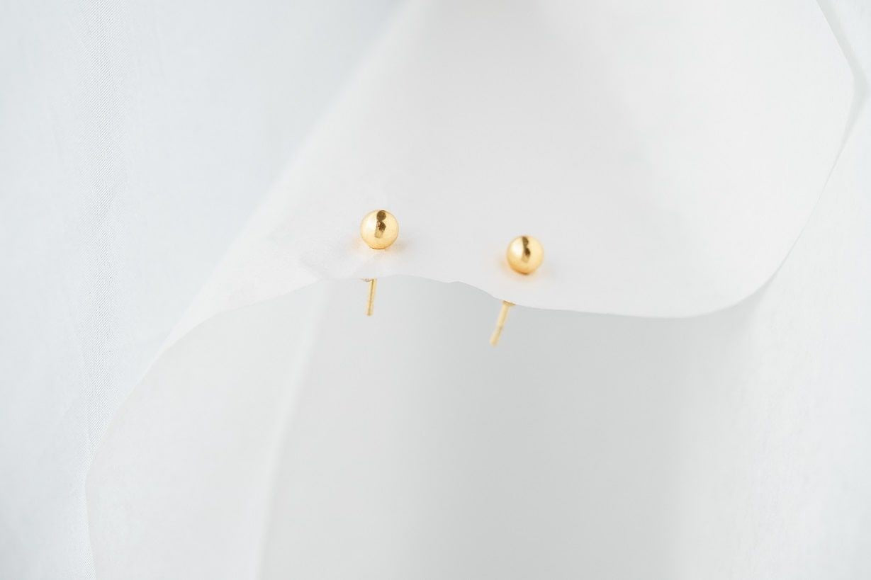Earrings "Ball" (5-7 mm)