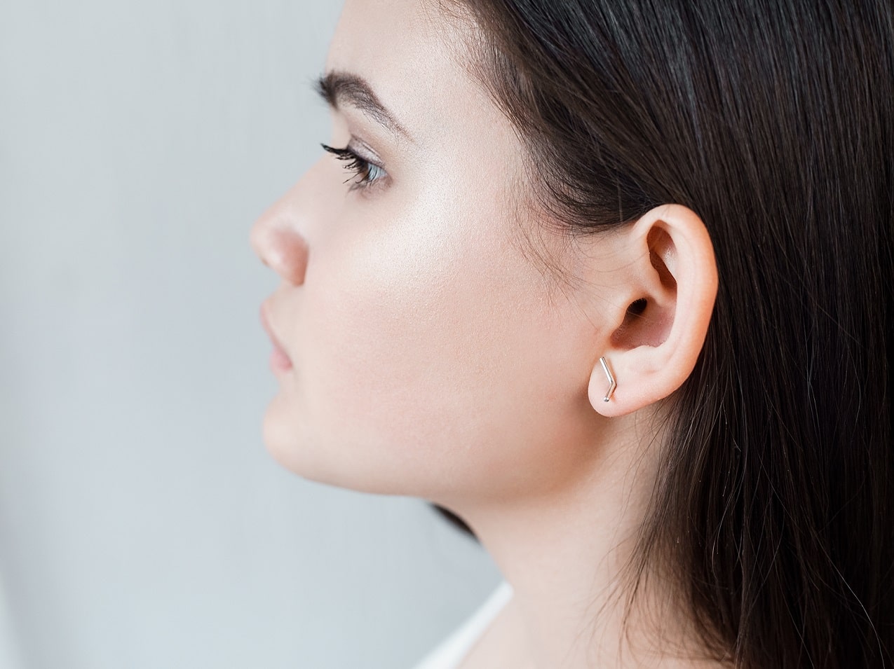 Earrings "Angle Outward"