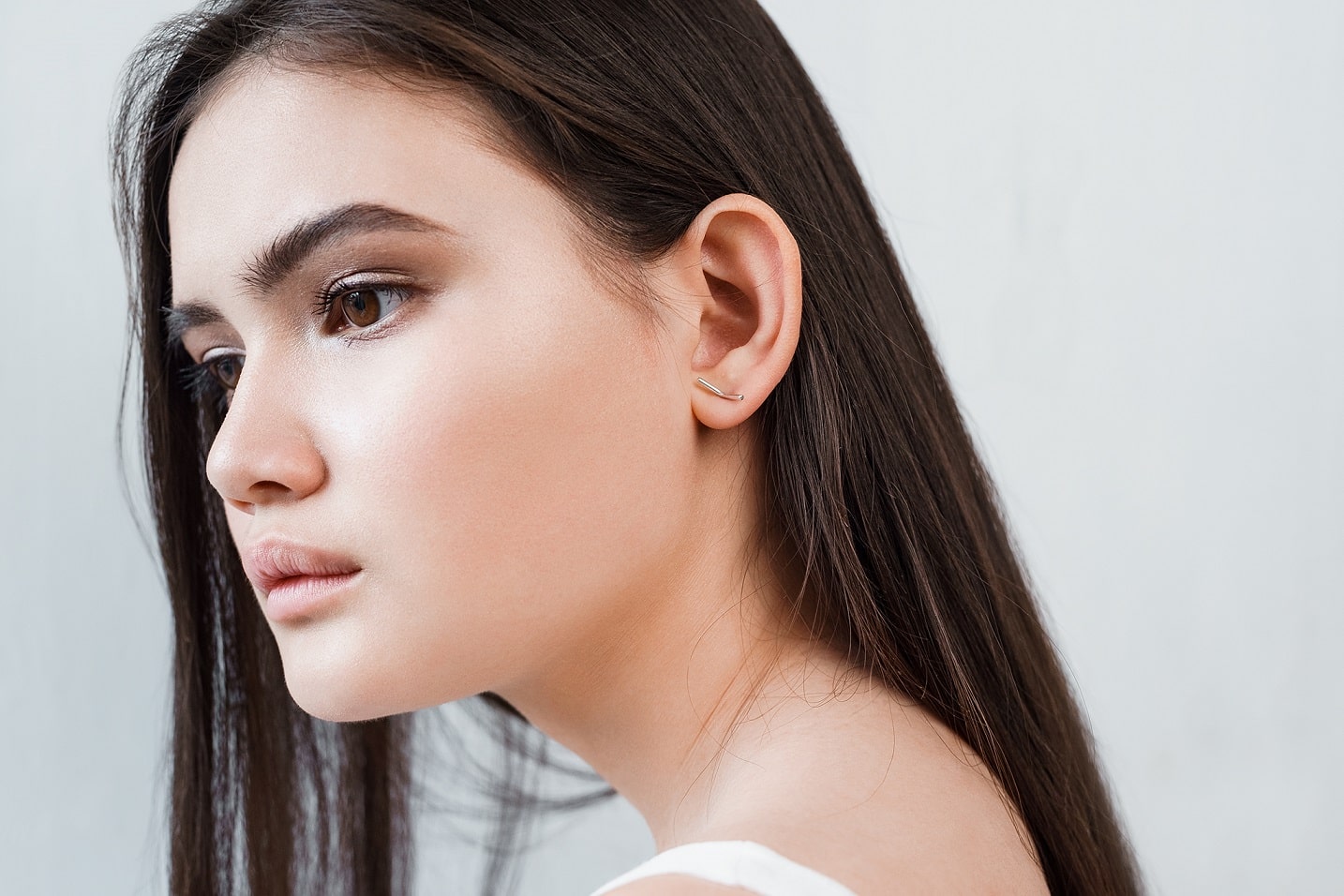 Earrings "Angle Outward"