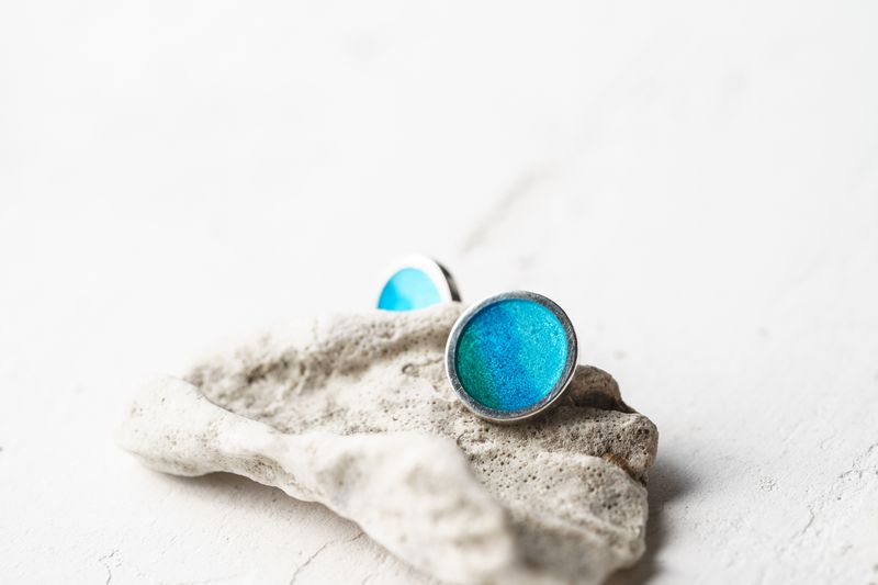 Earrings "Cote d’azur" (12 mm)