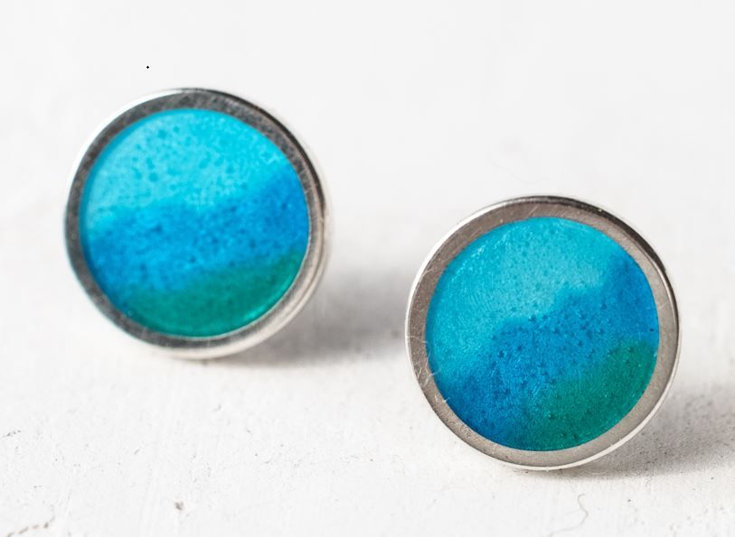 Earrings "Cote d’azur" (12 mm)