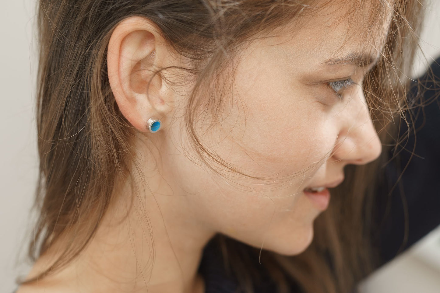 Earrings "Cote d’azur" (8 mm)