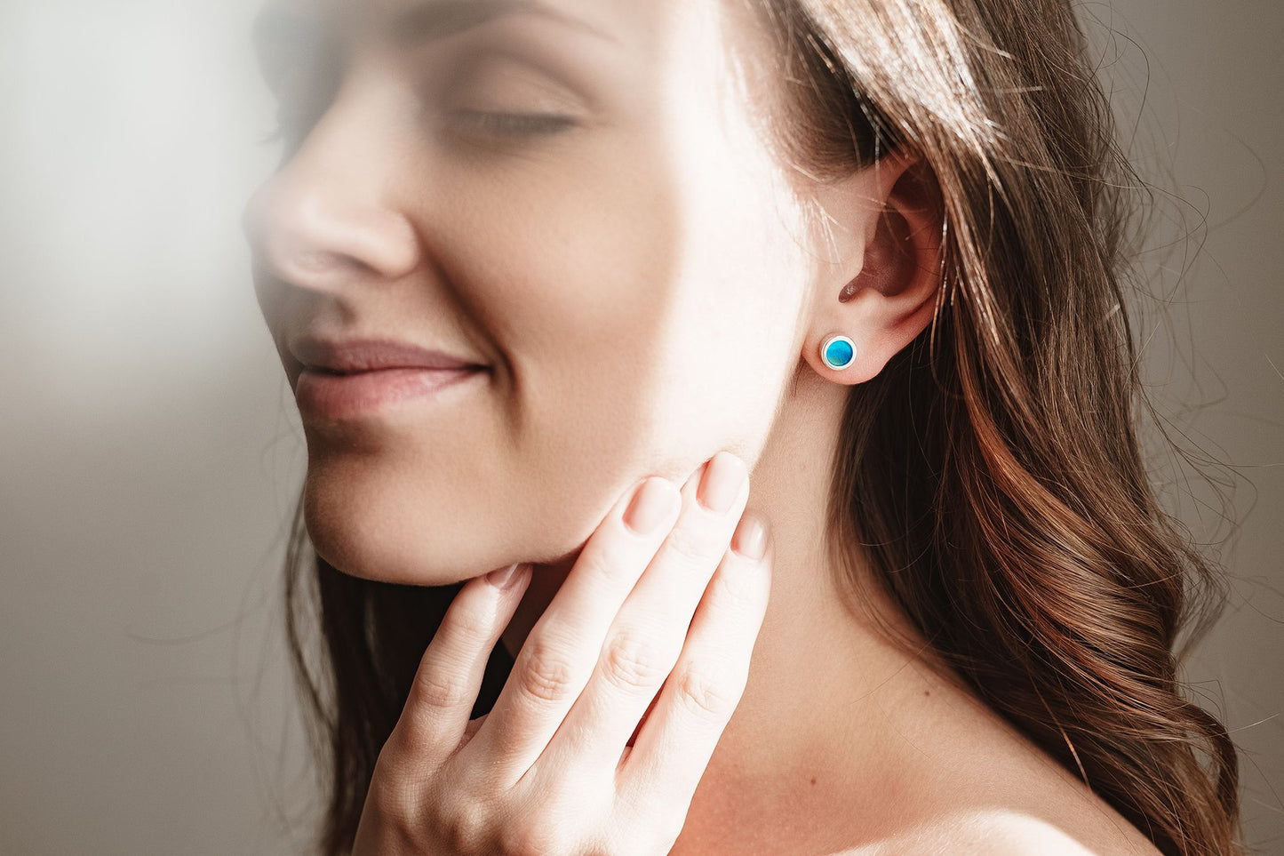 Earrings "Cote d’azur" (8 mm)