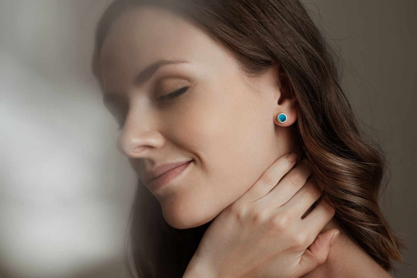 Earrings "Cote d’azur" (8 mm)