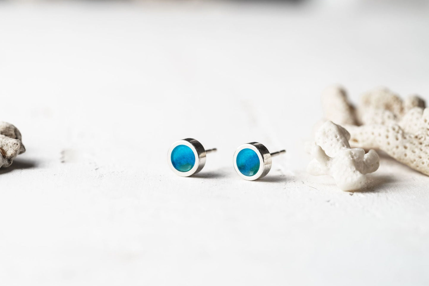 Earrings "Cote d’azur" (8 mm)