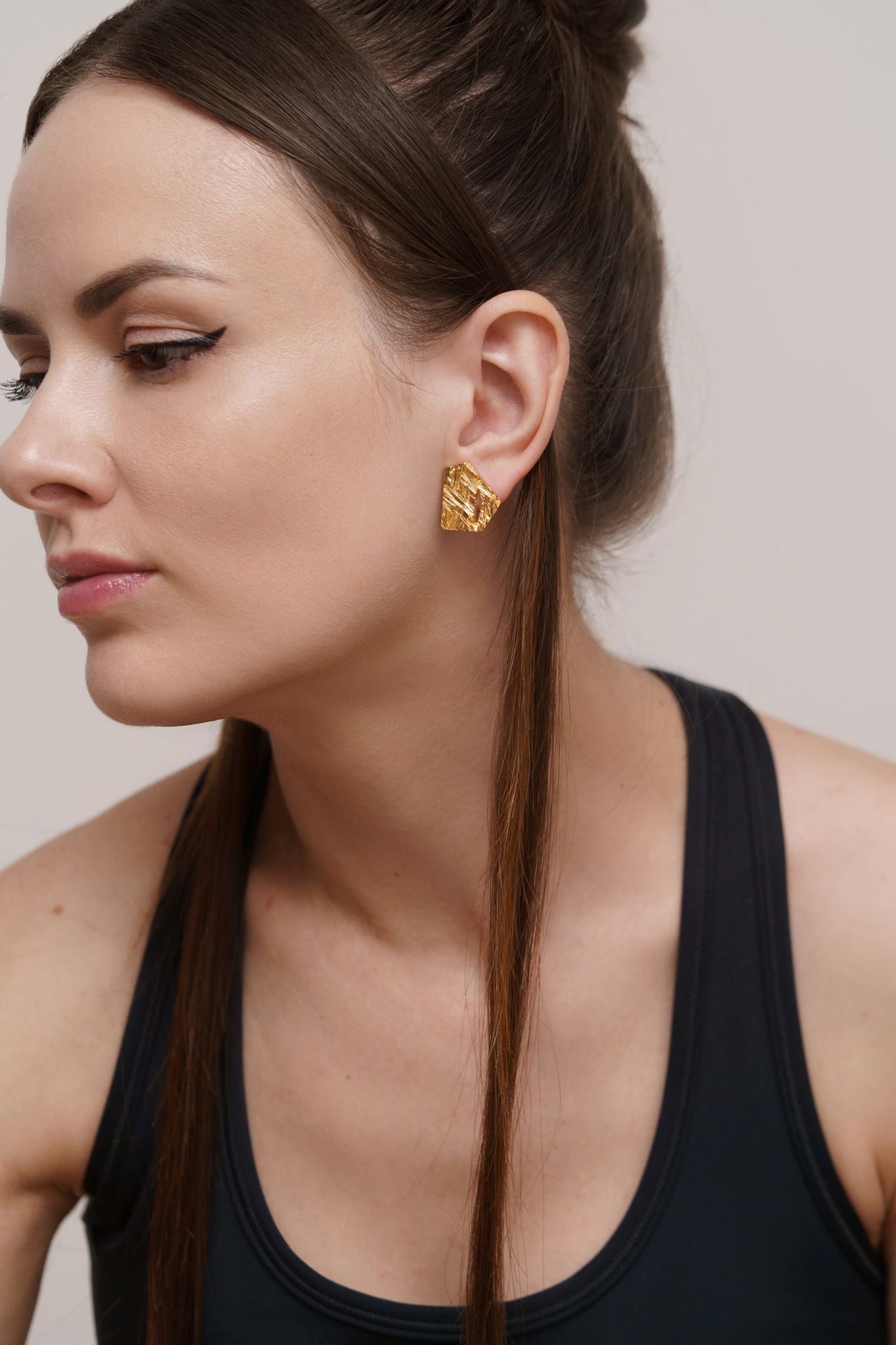 Earrings “Crushed Ice” (17×20 mm)