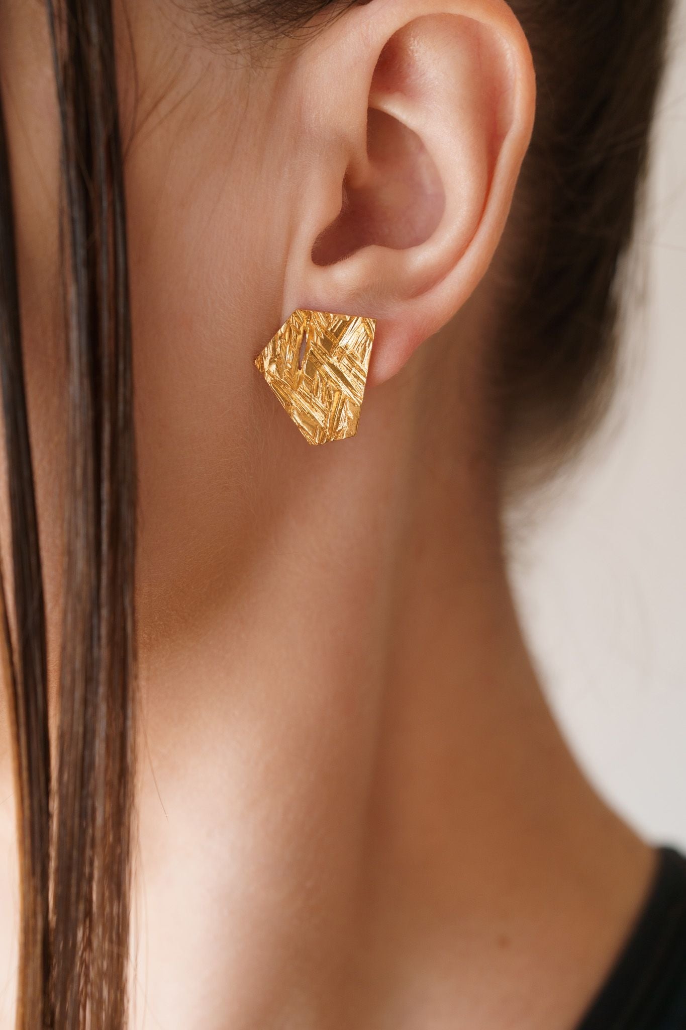 Earrings “Crushed Ice” (17×20 mm)