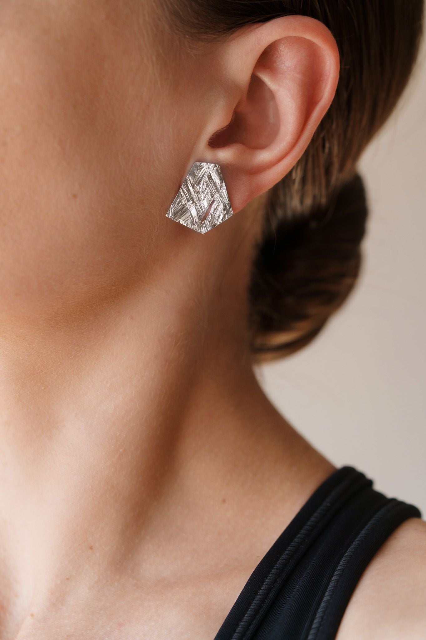 Earrings “Crushed Ice” (17×20 mm)