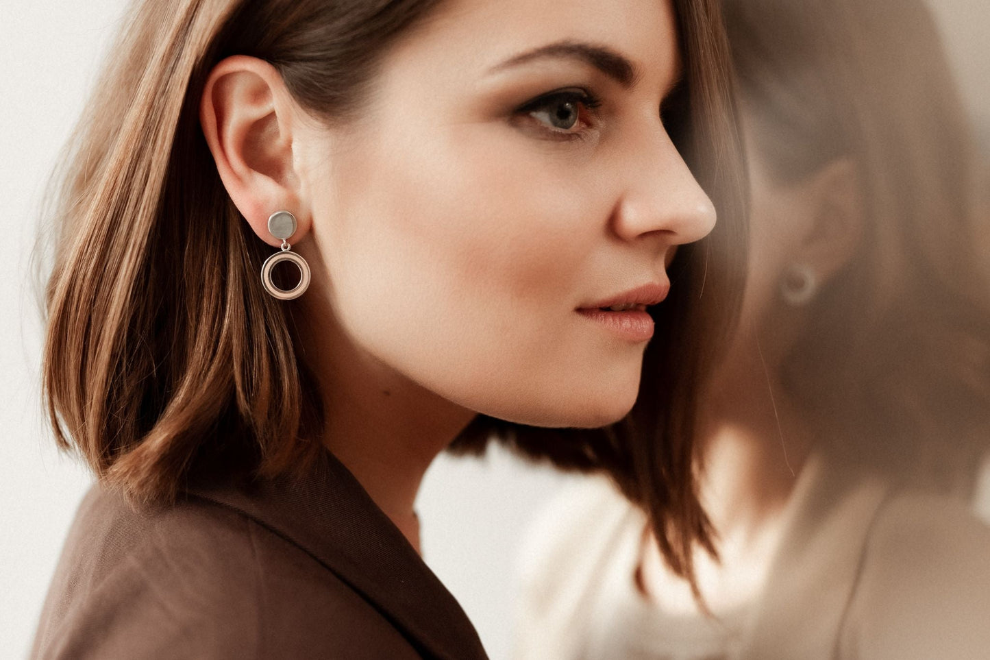 Pendant-earrings "Cyclicity" (17 mm)