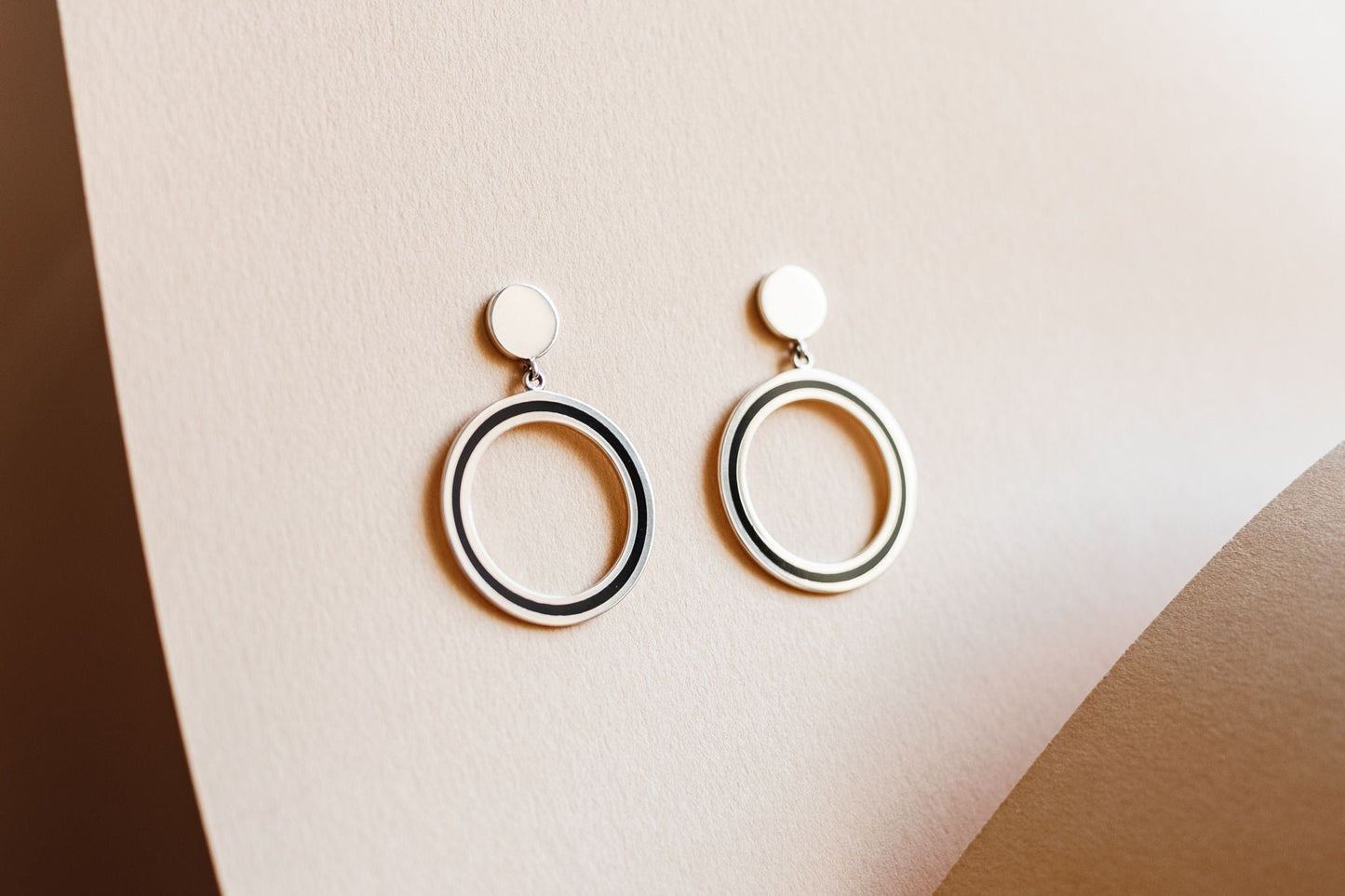 Pendant-earrings "Cyclicity" (30 mm)